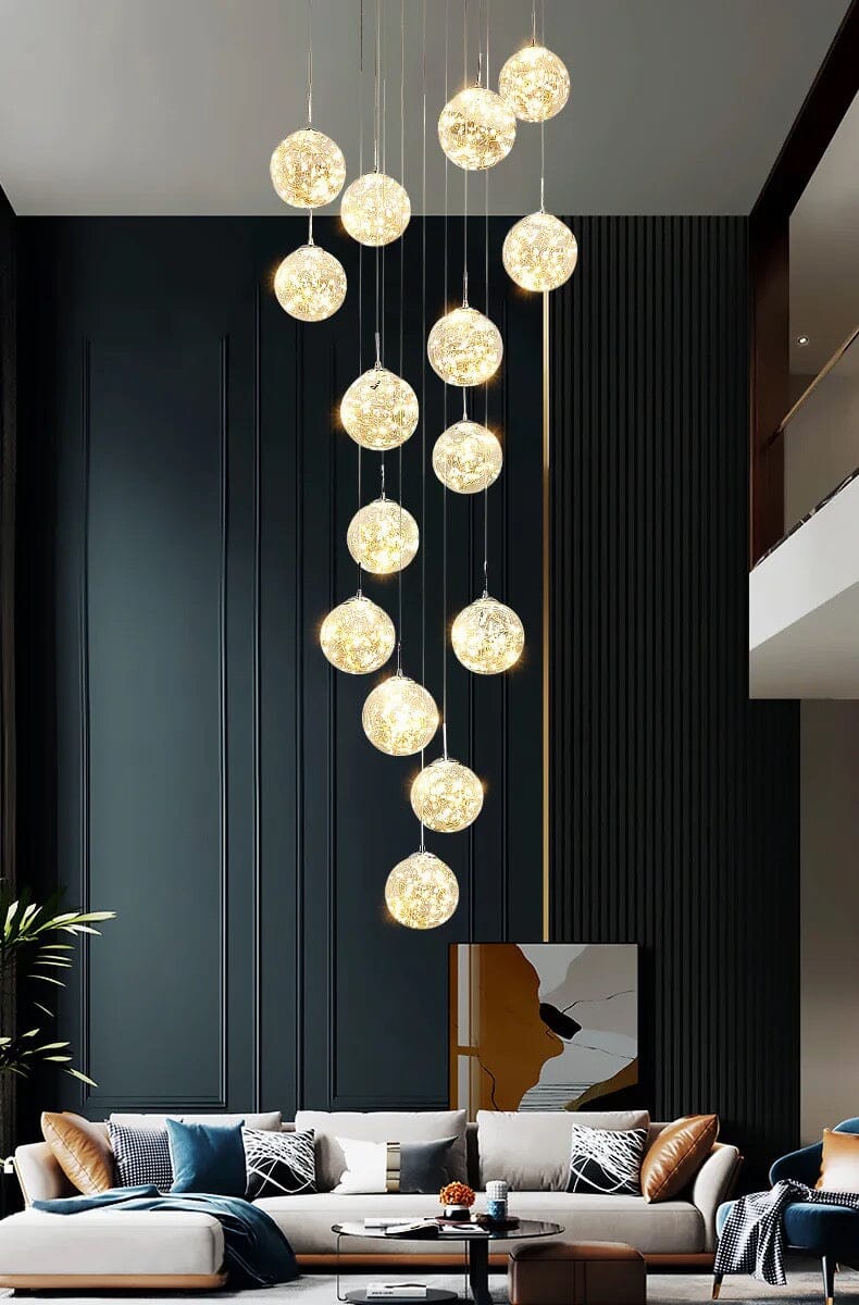 LuminaOrb Glas Globus Trappekrone Ambient Glow