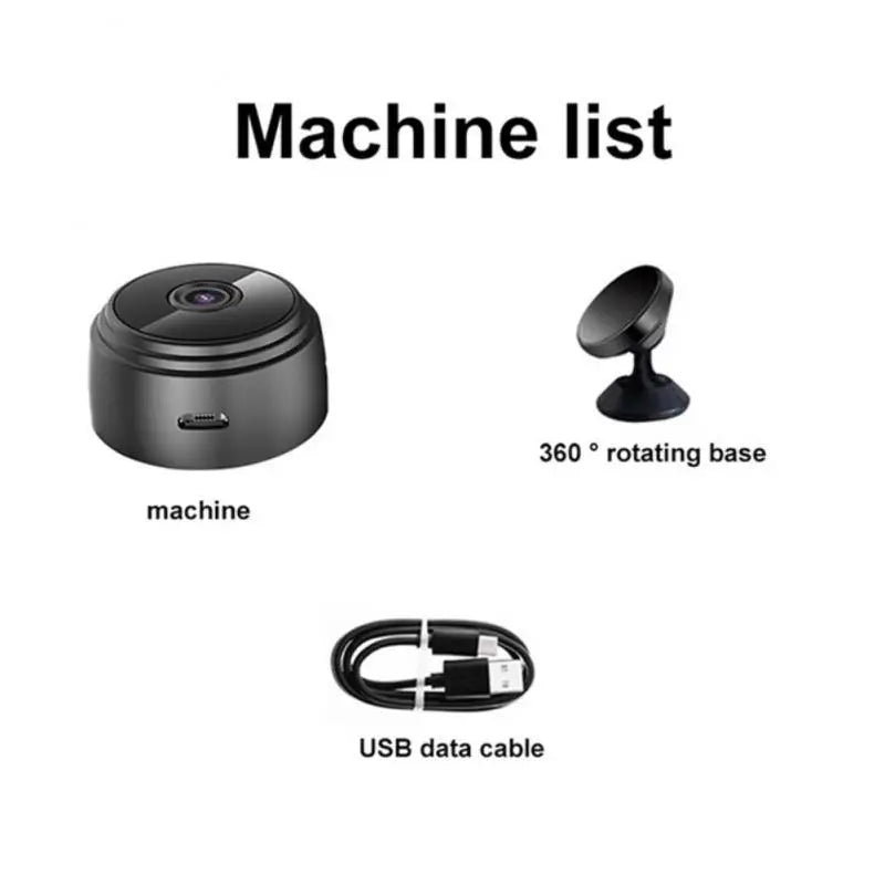 Bolendo 1080p magnetisk wifi mini kamera