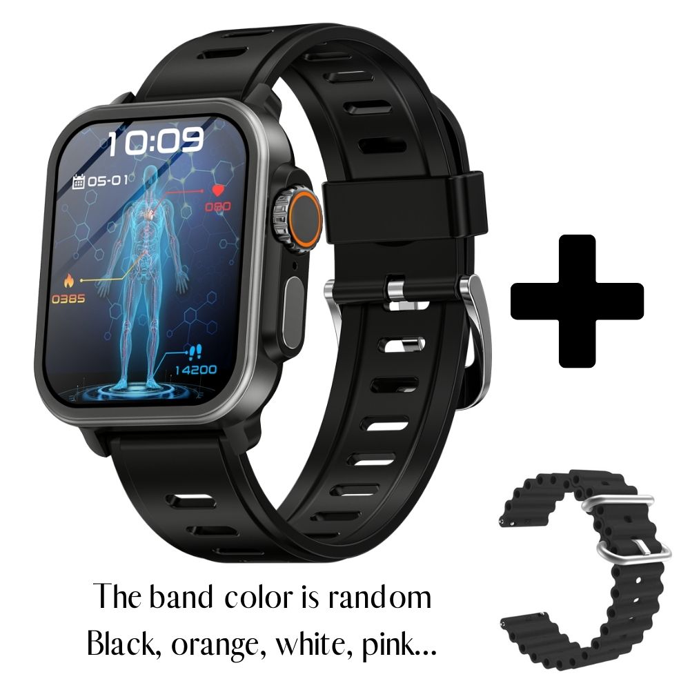 Blodglukose Blodtryk Blodilt Søvnmåler Vandtæt Smartwatch