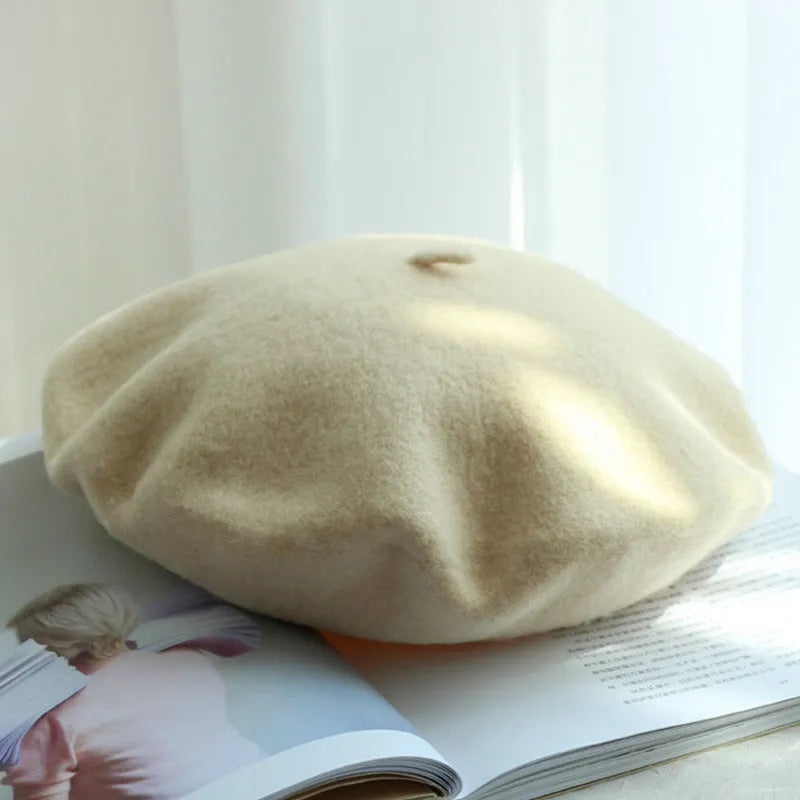 Klassisk Beret – Blødt filtstof, tidløst design & behagelig pasform