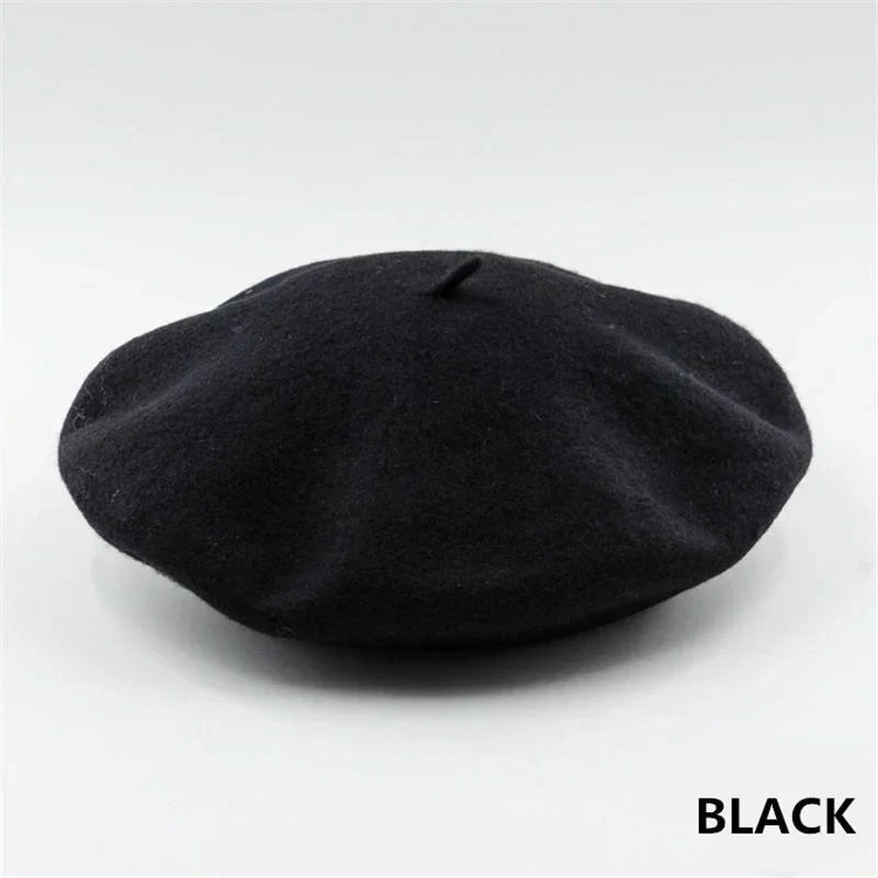 Klassisk Beret – Blødt filtstof, tidløst design & behagelig pasform