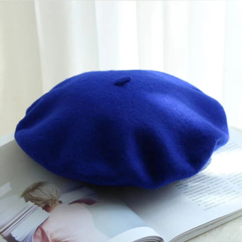 Klassisk Beret – Blødt filtstof, tidløst design & behagelig pasform
