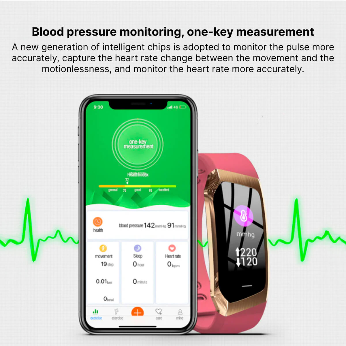 VitaTrack Sundhedsmetrics Smartwatch Med Aktivitetsmonitorering