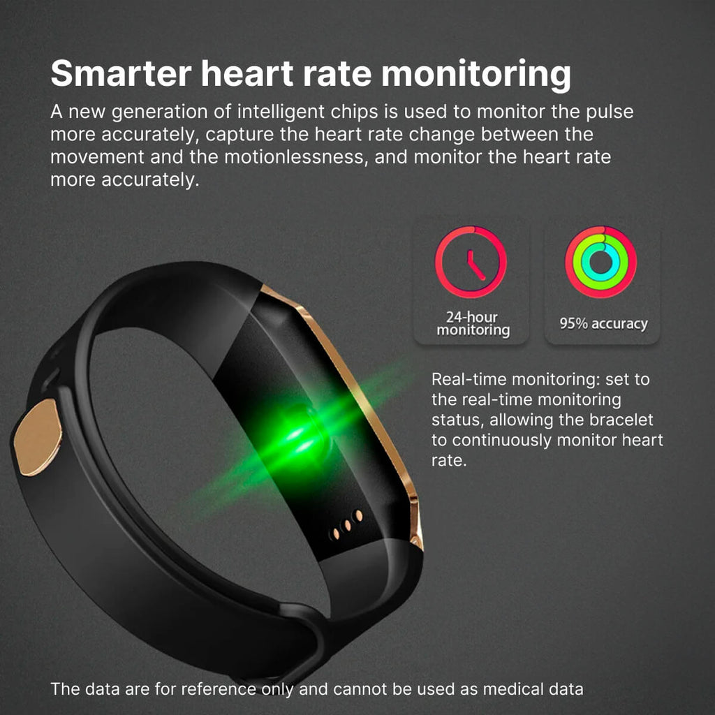 VitaTrack Sundhedsmetrics Smartwatch Med Aktivitetsmonitorering
