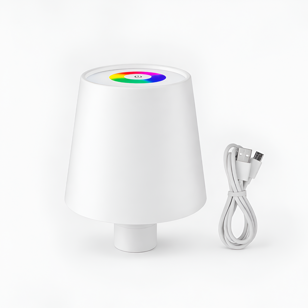 Astrid - Bærbar LED Bordlampe i Vinflaske med Touch og Genopladelig