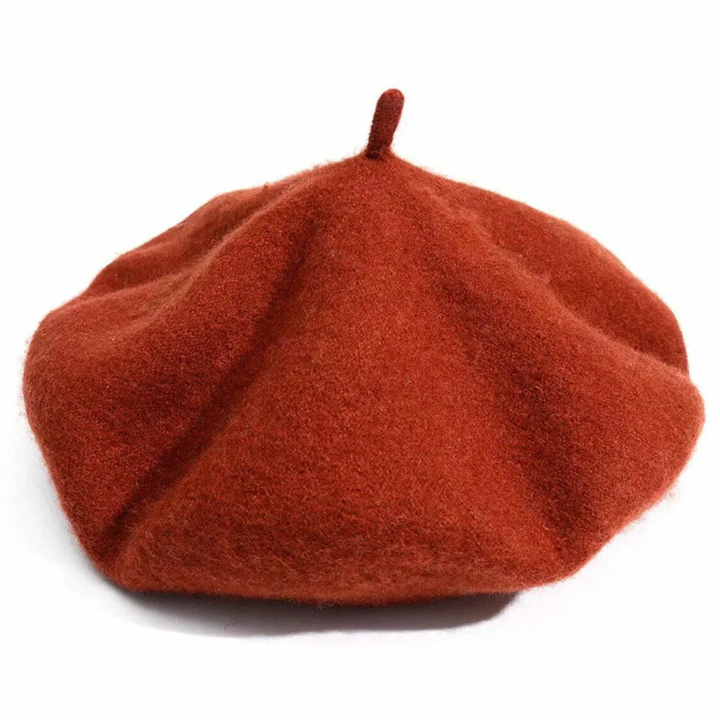 Klassisk Beret – Blødt filtstof, tidløst design & behagelig pasform