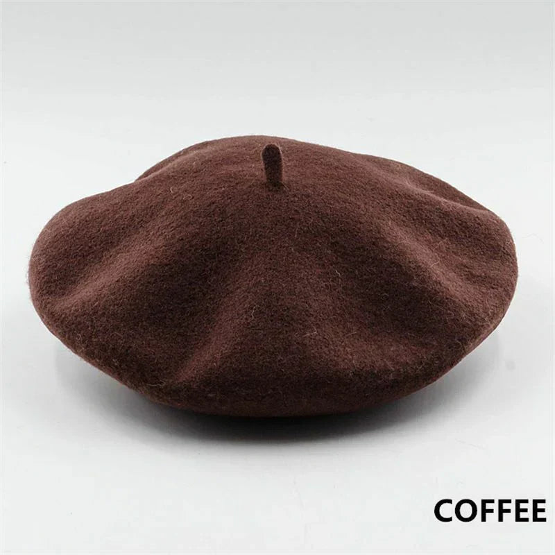 Klassisk Beret – Blødt filtstof, tidløst design & behagelig pasform