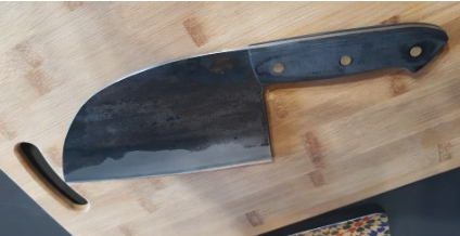 Morava Håndlavet Kokkekniv Hærdet Klinge Fremstillet Af Kulstofstål
