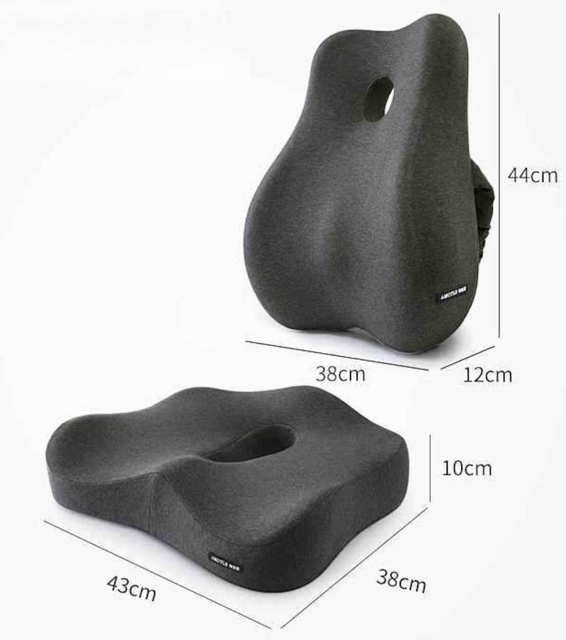 NovaLum Memory Foam Lændepude til Bil og Kontorbrug