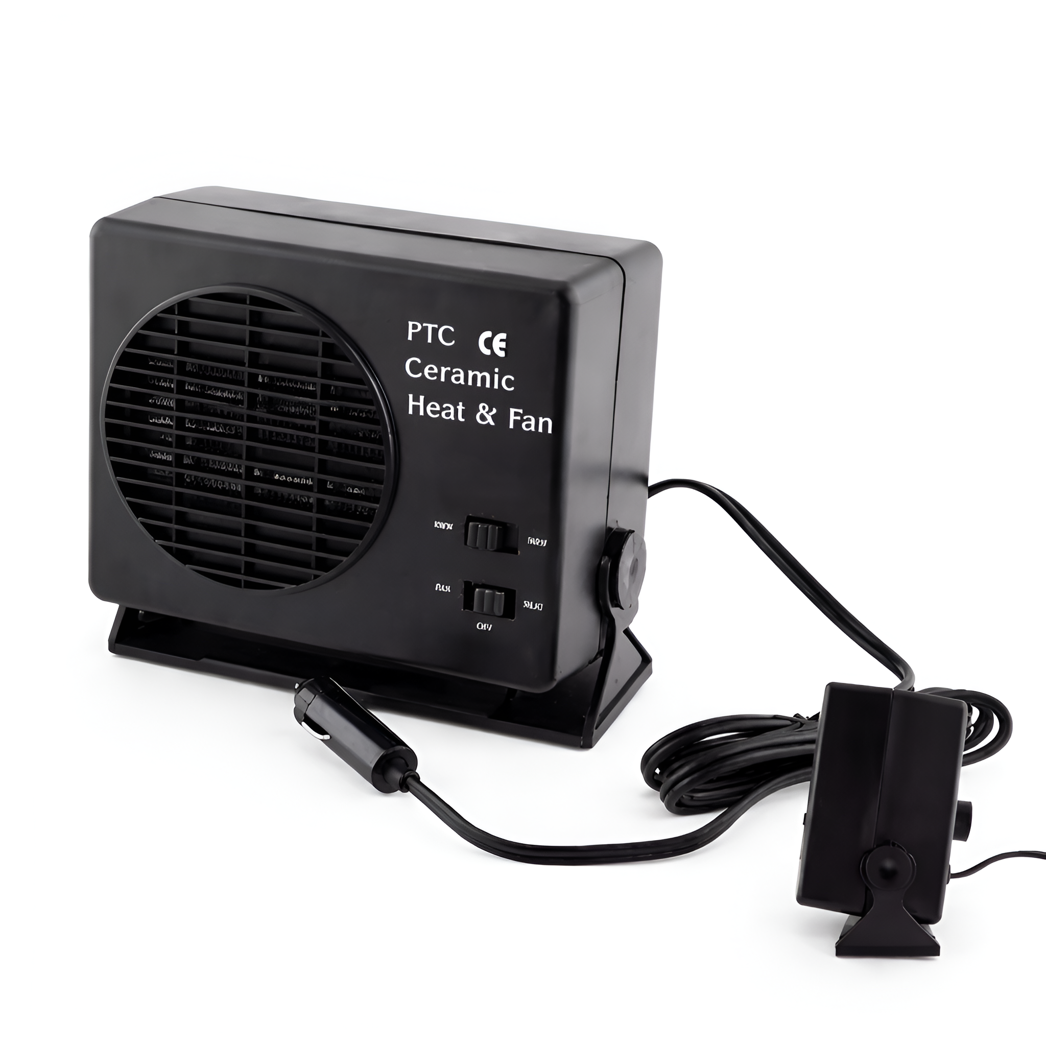 Therion - 12V Bærbar Bilvarmer Ventilator