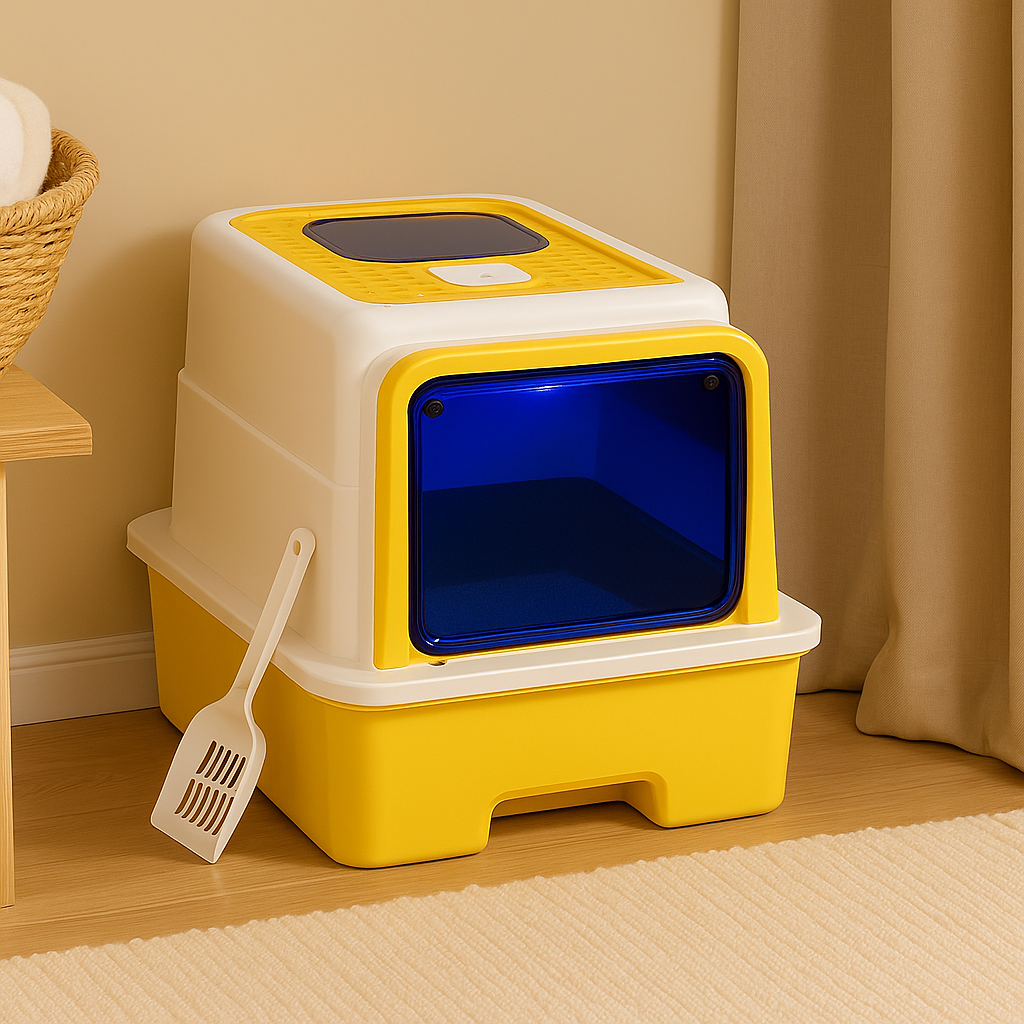 SteriPaw Haven – Automatisk Selvrenende Kattebakke med UV