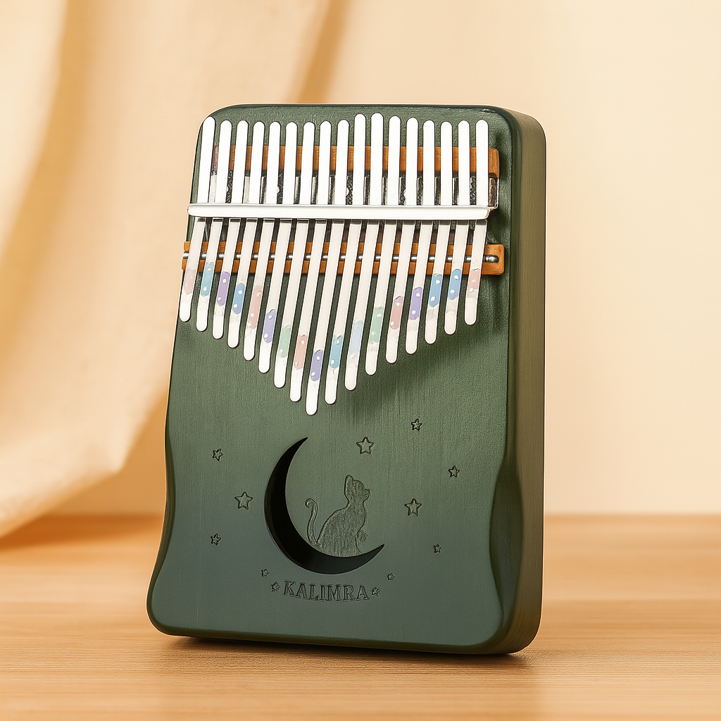 Træ – 17-Tast Kalimba Daumenklaver i Træ – Begynder Musikset