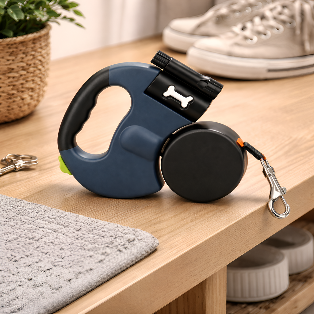 Vandor - Dobbelt Hundesnor Retractable til To Hunde