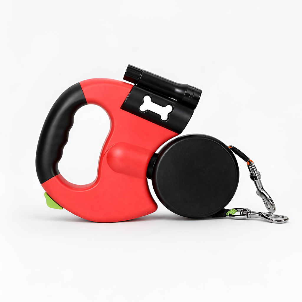 Vandor - Dobbelt Hundesnor Retractable til To Hunde