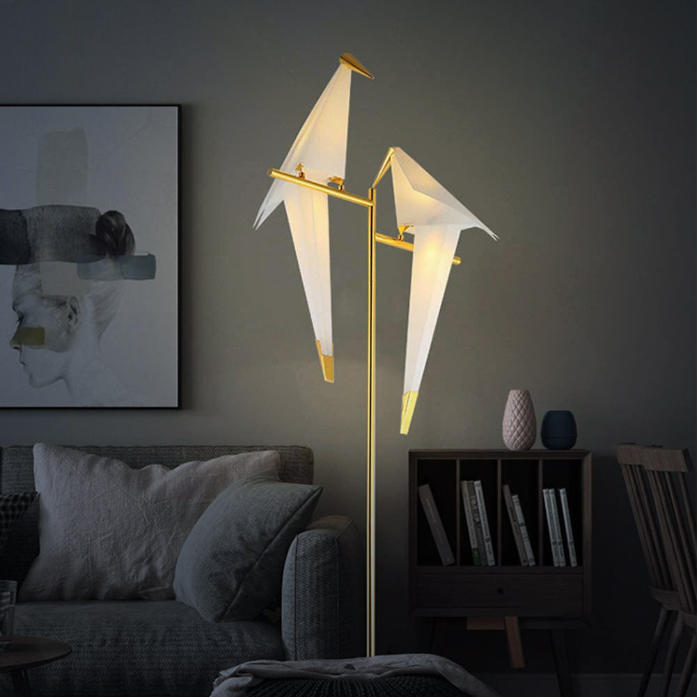 Origami Birdy Bordlampe – Hyggevarmt Lys og Moderne Vingedesign