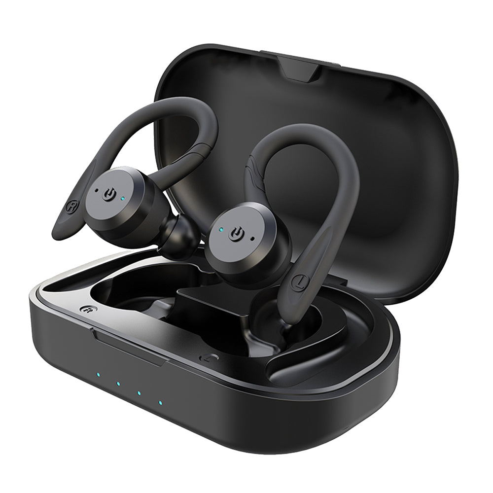 Vega Vandtætte Trådløse Sportørepropper – 20 Timer Spilletid | Bluetooth 5.0, IPX7 til Svømning & Fitness