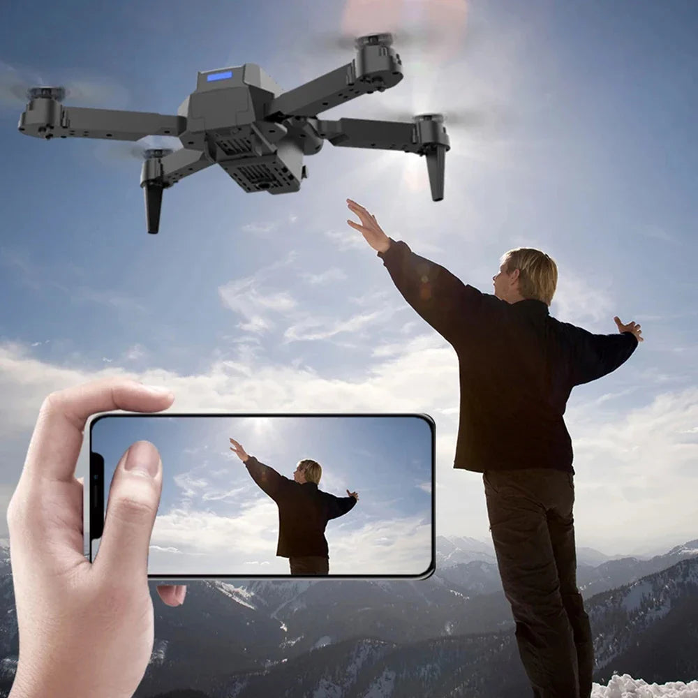 AeroFlex – E88 Drone 4K Kamera, WiFi FPV, foldbar & stabil flyvning