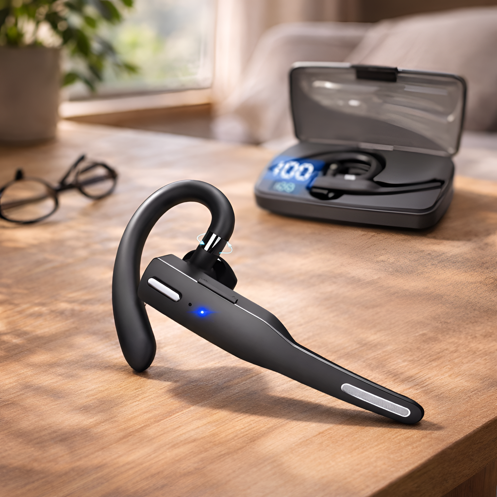 Maxence - Bluetooth Headset 5.1 Trådløs Handsfree med Oplader