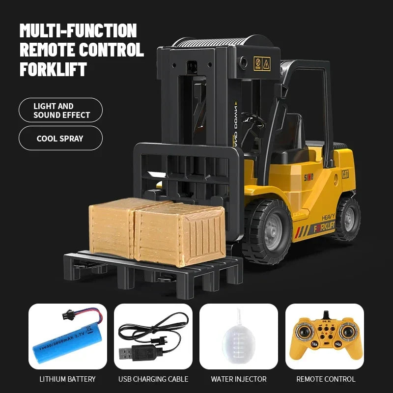 PlayMaster – RC Gaffeltruck til børn med 6 funktioner & genopladeligt batteri