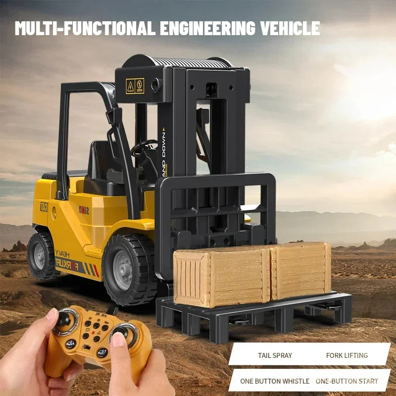 PlayMaster – RC Gaffeltruck til børn med 6 funktioner & genopladeligt batteri