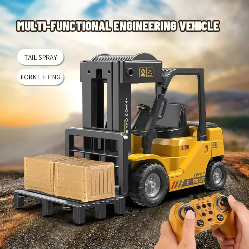 PlayMaster – RC Gaffeltruck til børn med 6 funktioner & genopladeligt batteri