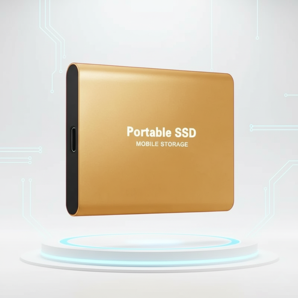 Ultra Hurtig Ekstern SSD – Bærbar Lagring USB 3.1 (Op til 128GB)