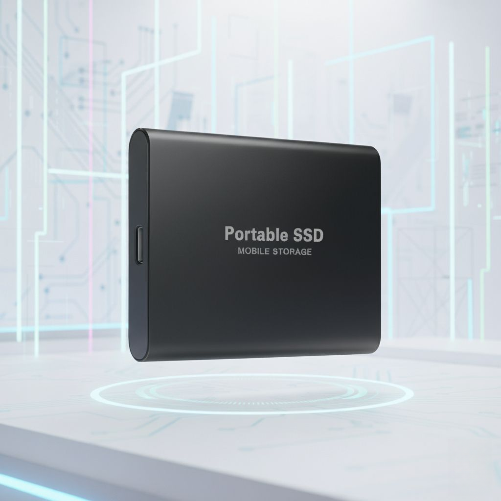 Ultra Hurtig Ekstern SSD – Bærbar Lagring USB 3.1 (Op til 128GB)