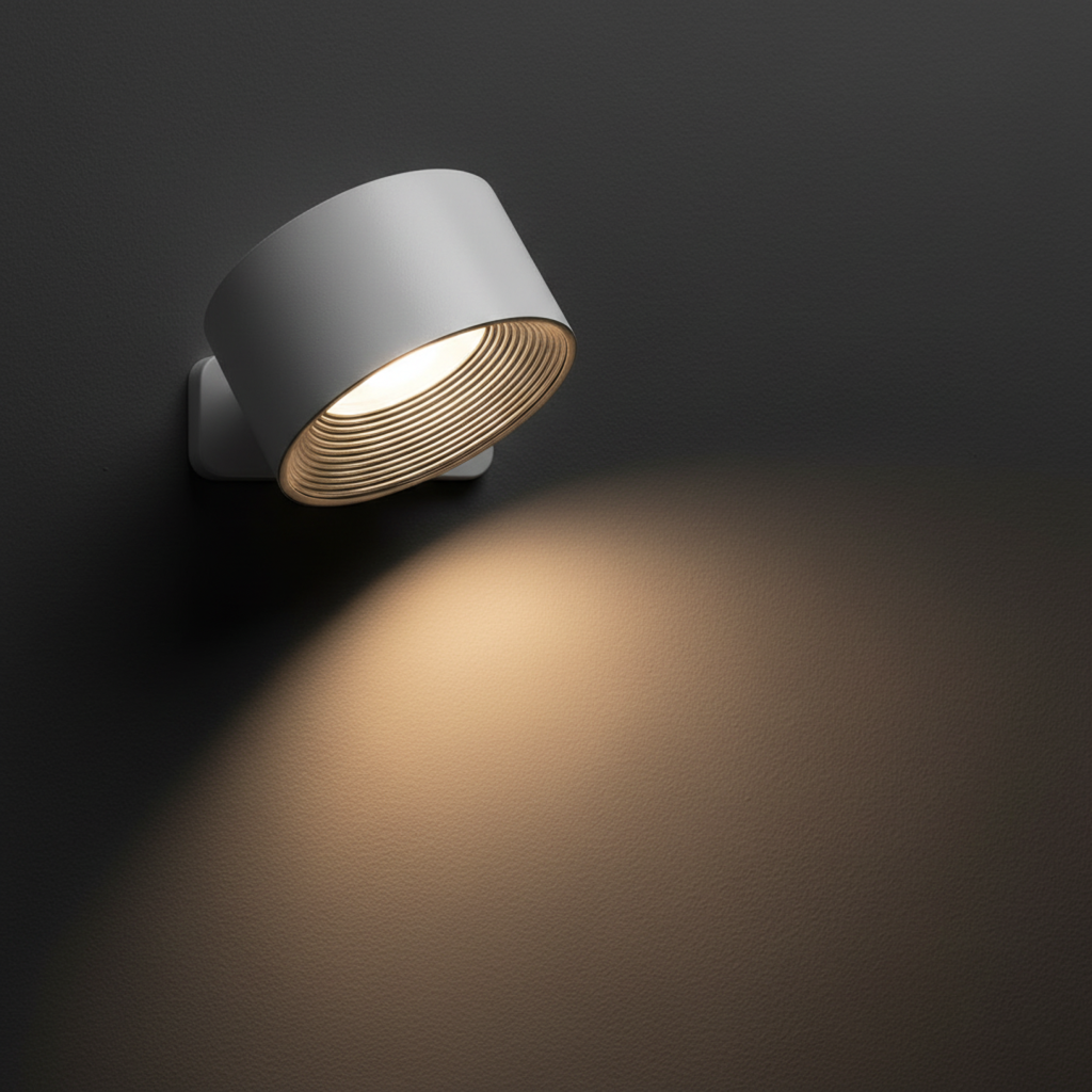 Trådløs Væglampe – 360° Justerbar og Genopladelig LED-belysning (USB)