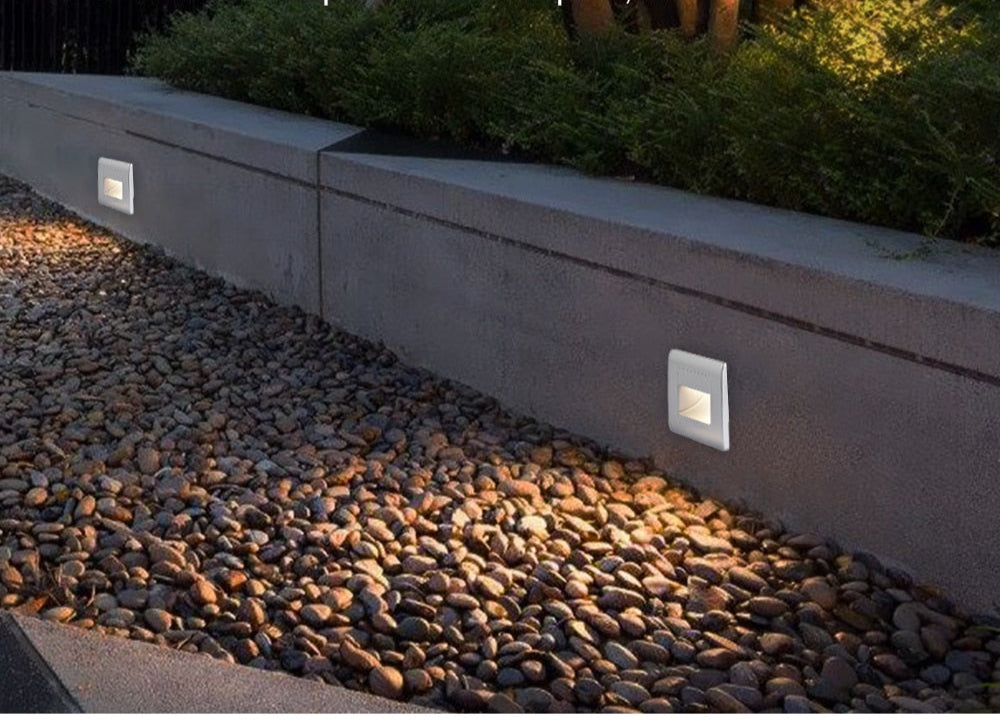 AstraLite PIR Sensor Trappe Lys Fire Farvemuligheder