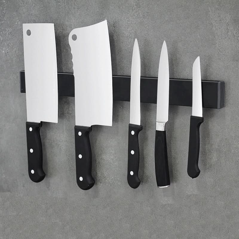 Magnetisk K knivholder – Vægmonteret sort stållager