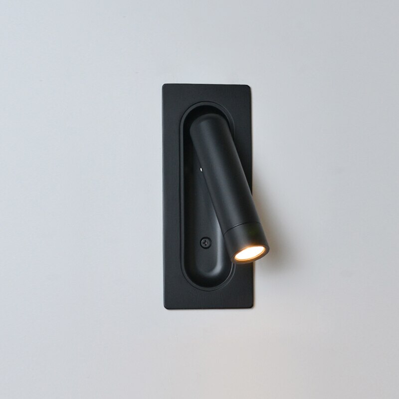 Væghængt Natbordslampe Med Rettet Læselys