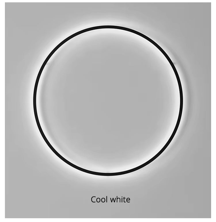 NovaHalo LumaNova Cirkulær Væglampe til Moderne Minimalistiske Interiører