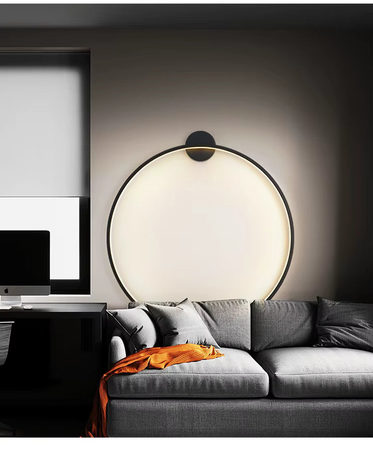 NovaHalo LumaNova Rund Væglampe til Moderne Minimalistiske Interiører