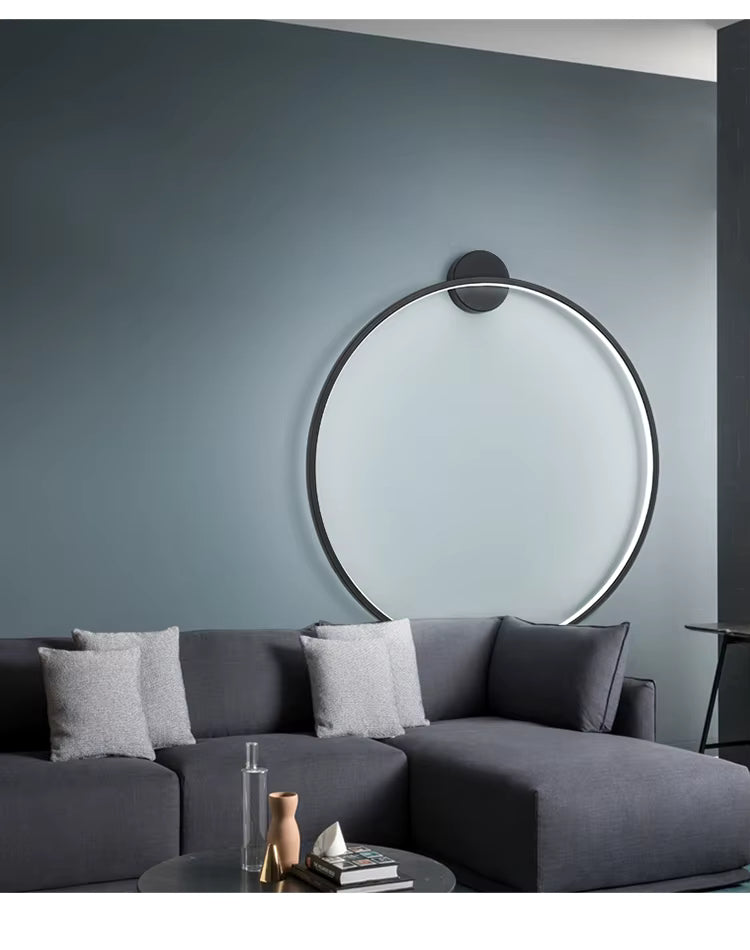 NovaHalo LumaNova Cirkulær Væglampe til Moderne Minimalistiske Interiører