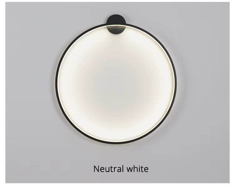 NovaHalo LumaNova Cirkulær Væglampe til Moderne Minimalistiske Interiører