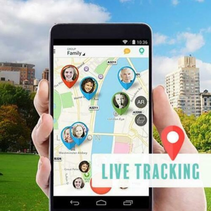 Live Location GPS Tracker til Børn og Dyr med Real-Time Opdateringer