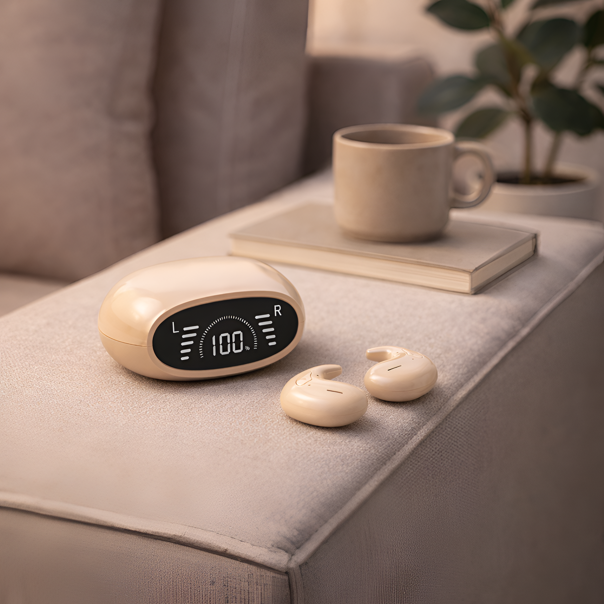 Miko - Ultra-tynde sleep hovedtelefoner Bluetooth 5.3