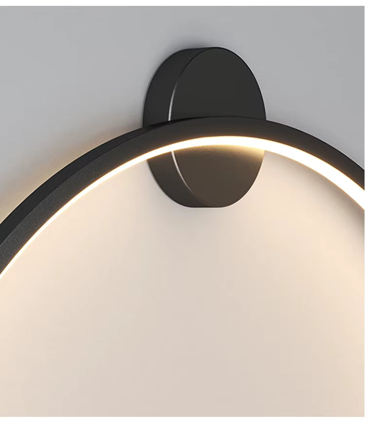 NovaHalo LumaNova Rund Væglampe til Moderne Minimalistiske Interiører