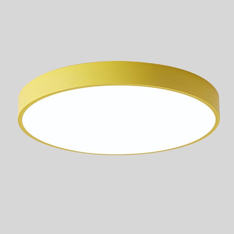 Aelora | Nordisk Træ Cirkulær Loftlampe med Varm Glød
