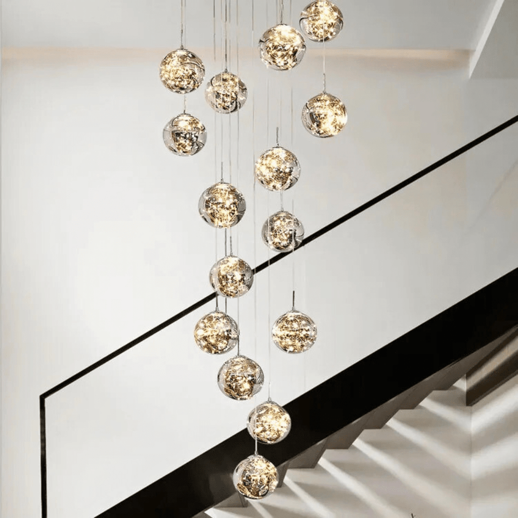 LuminaOrb Glas Globus Trappe Kranse Ambient Glow