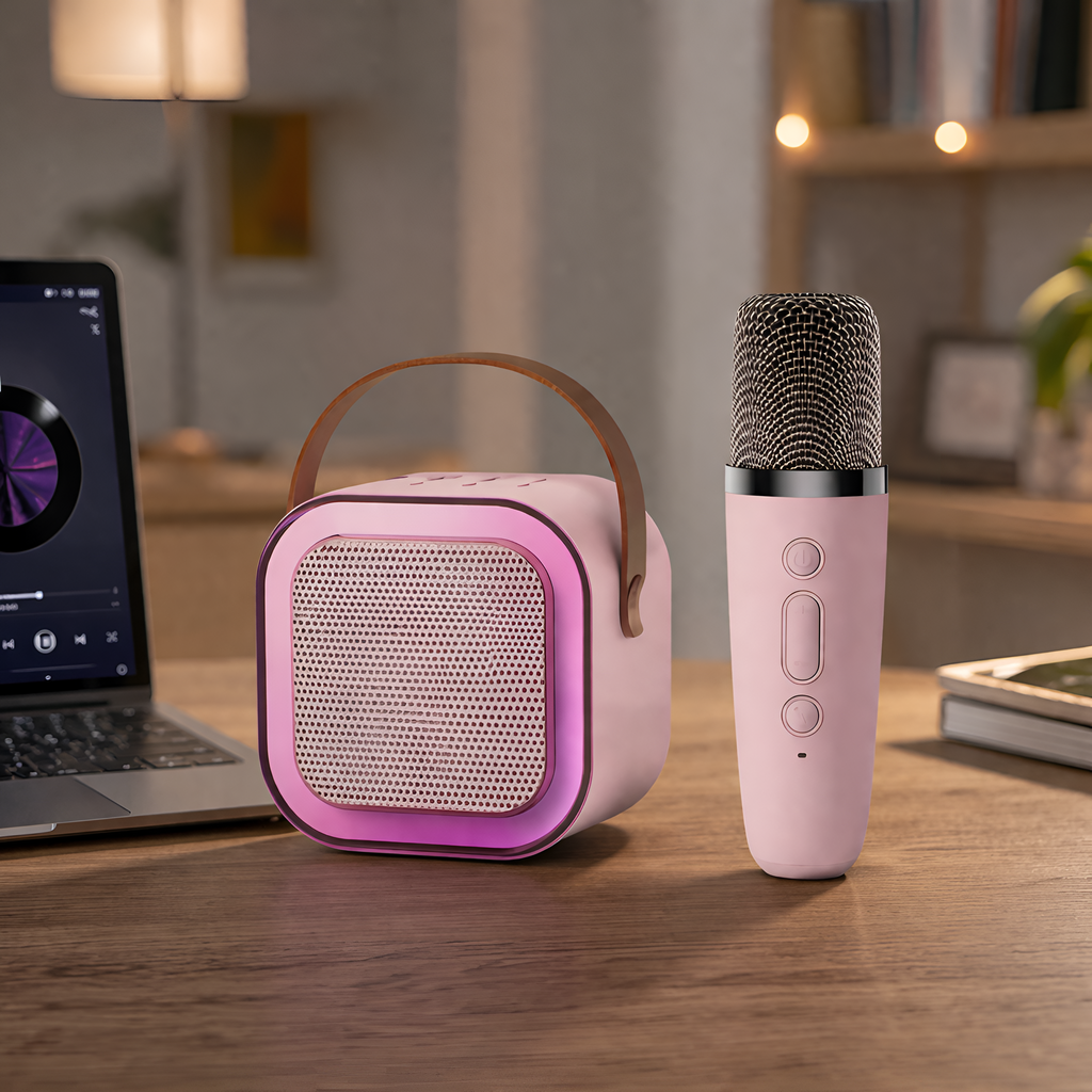 Ivo - Bærbar karaoke maskine Bluetooth 5.3