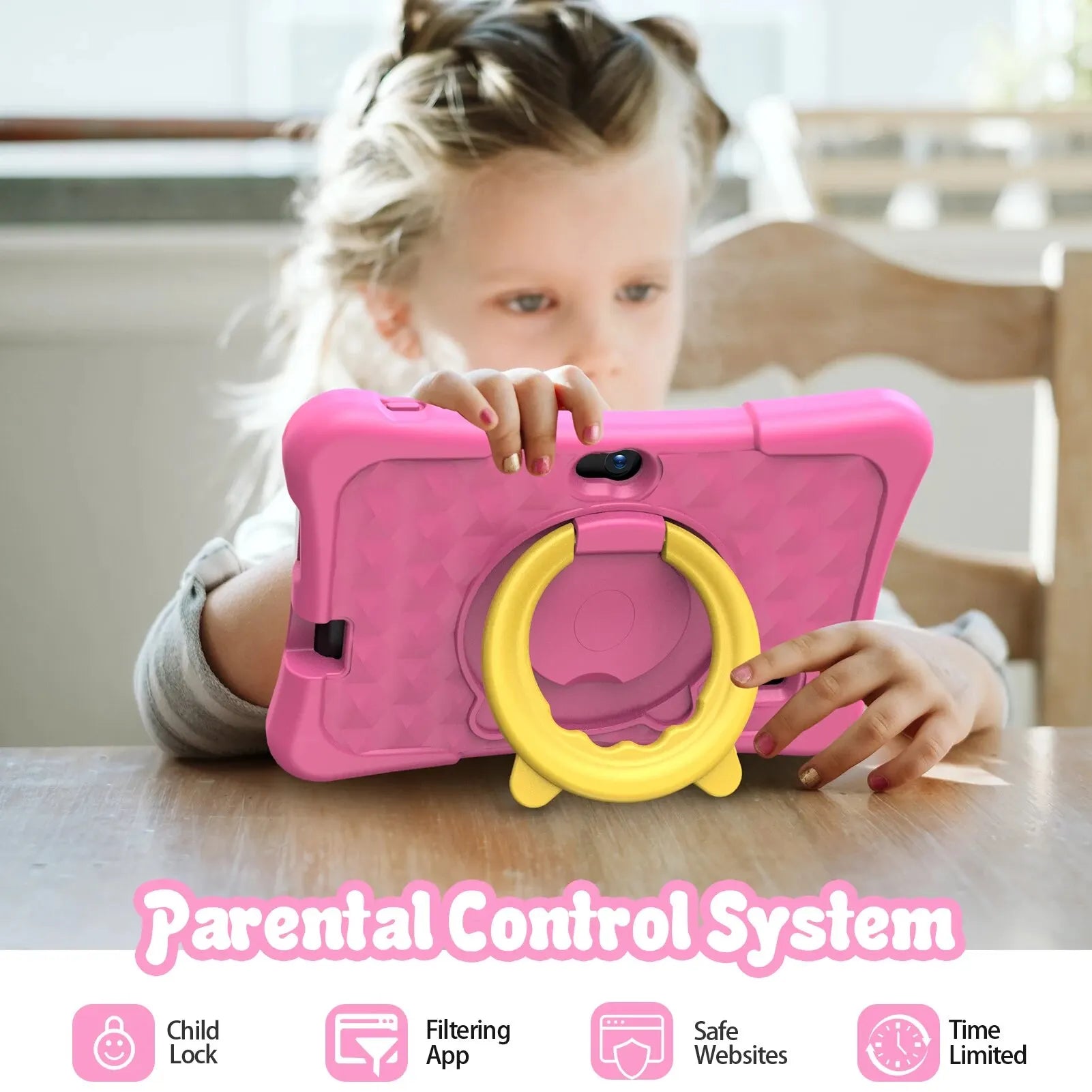 EduTab – Børne-Tablet 7 Tommer Android 11, 32GB med Dualkamera