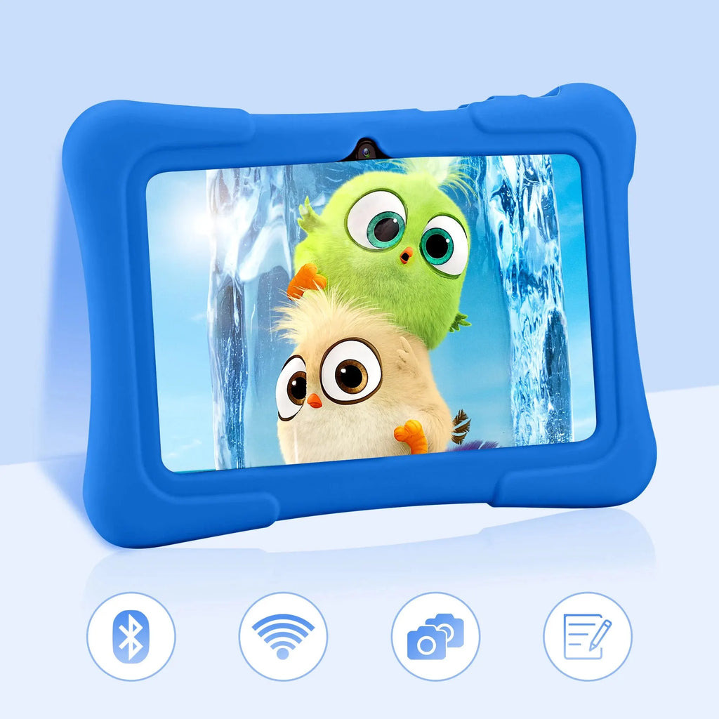 Pritom – Børne-Tablet 7 Tommer Android 10, 32GB Hukommelse med Læringssoftware