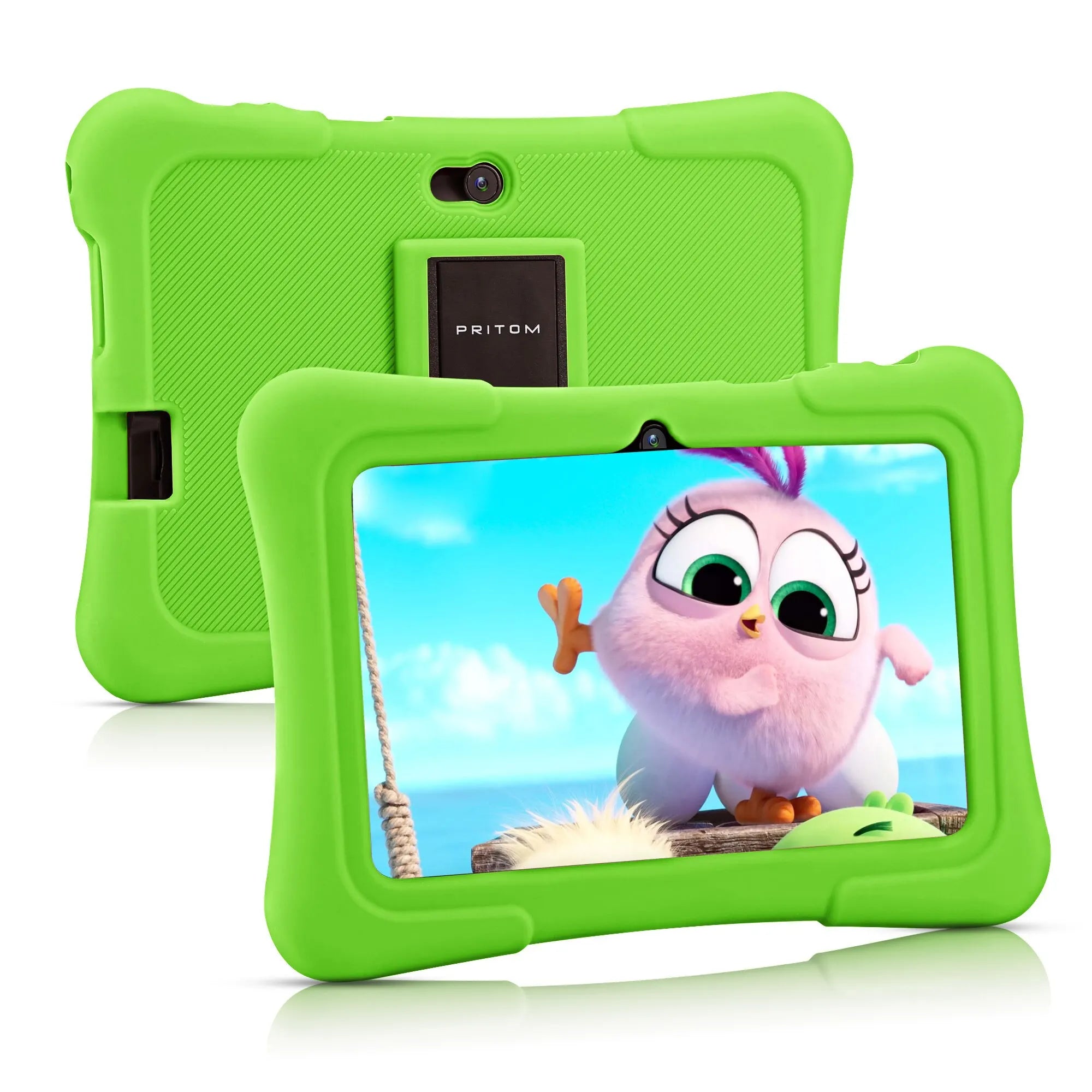 Pritom – Børne-Tablet 7 Tommer Android 10, 32GB Hukommelse med Læringssoftware
