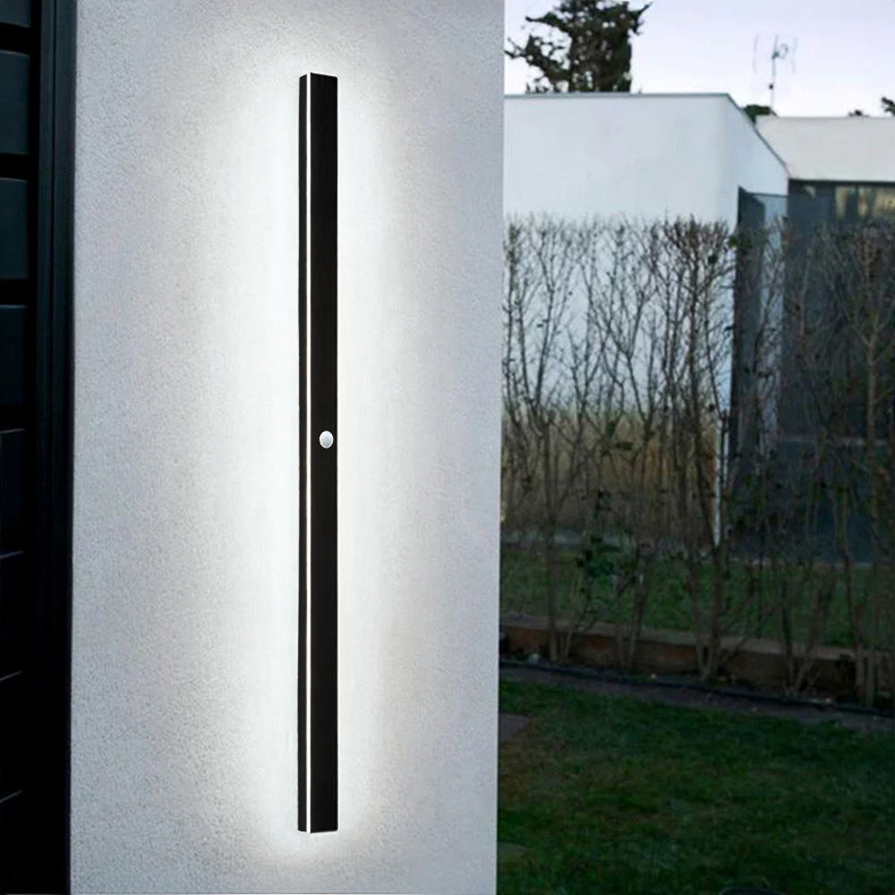 Nyx Black LED Finish Edition Linear Væglampe Udendørs