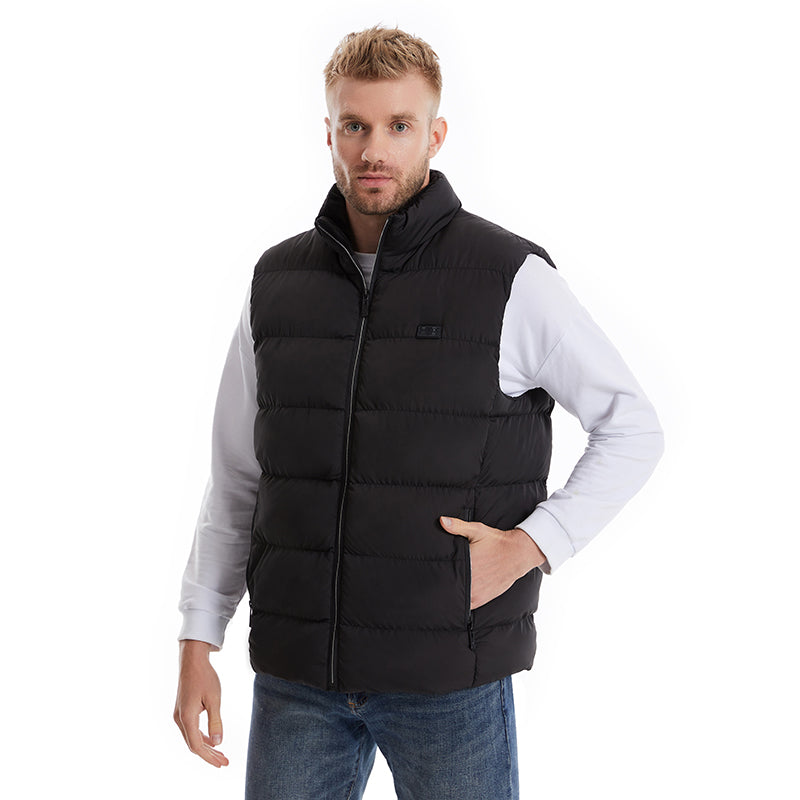 Opvarmet Unisex Jakke med Justerbar Varme og Vandafvisende Materiale