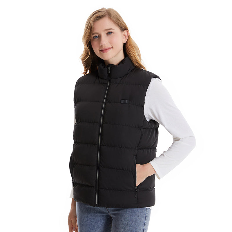 Opvarmet Unisex Jakke med Justerbar Varme og Vandafvisende Materiale