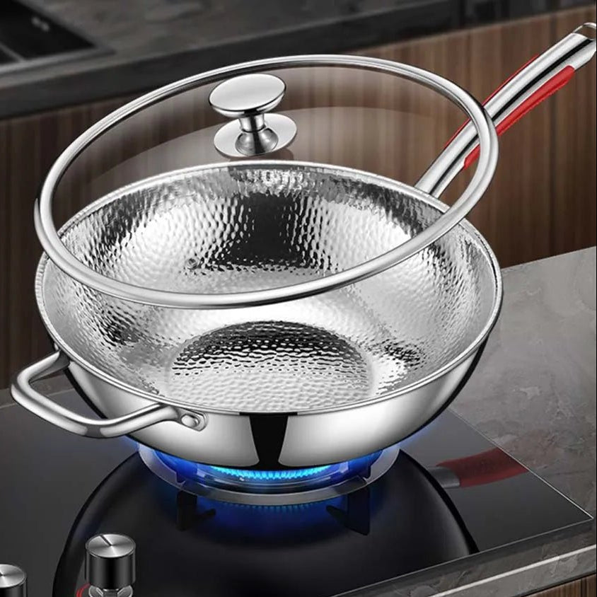Titan-Wok – Rund bunden form med jævn varmefordeling & let, robust materiale