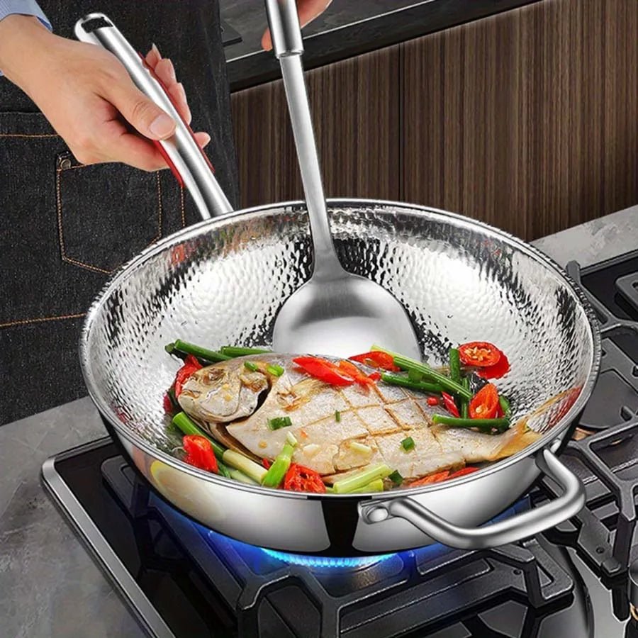 Titan-Wok – Rund bunden form med jævn varmefordeling & let, robust materiale