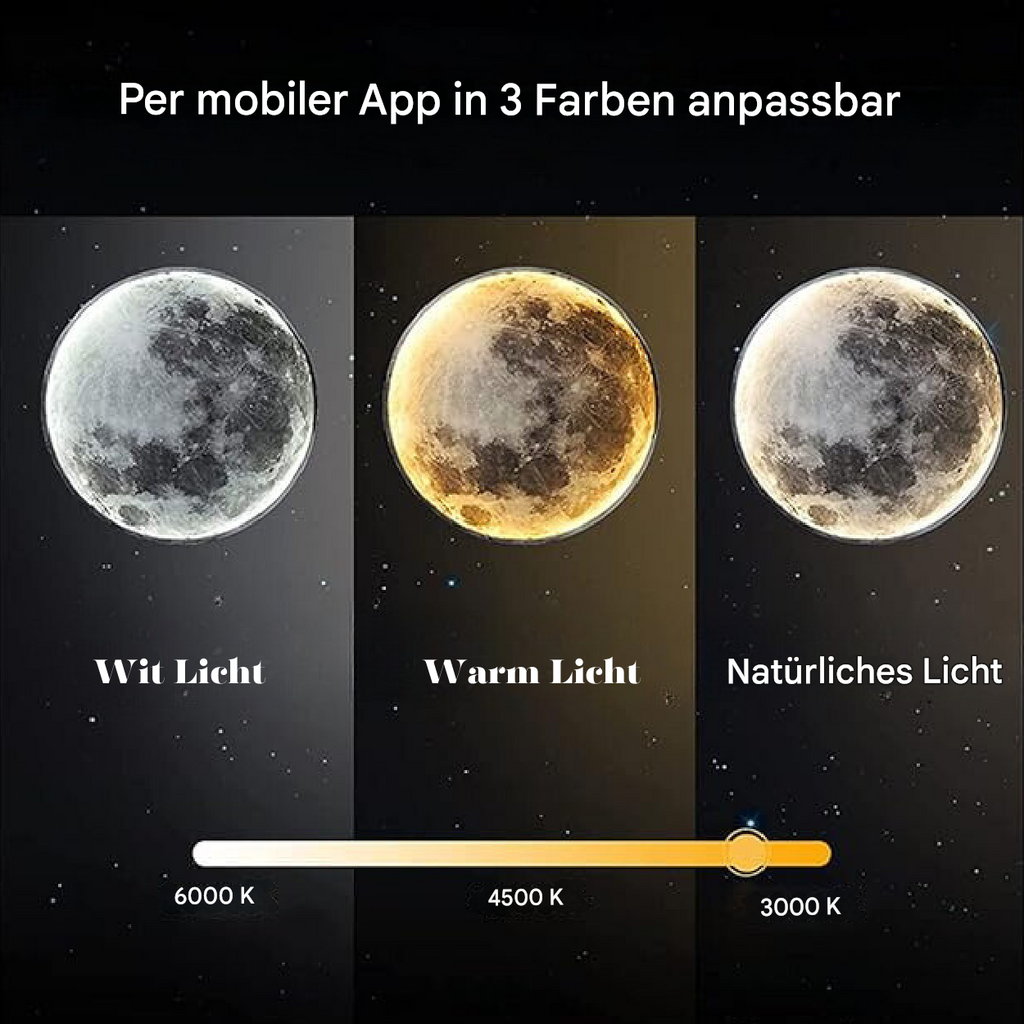 Noctara Måne Atmosfære Lampe Dæmpbar Ambient Belysning Til Stue Og Soveværelse